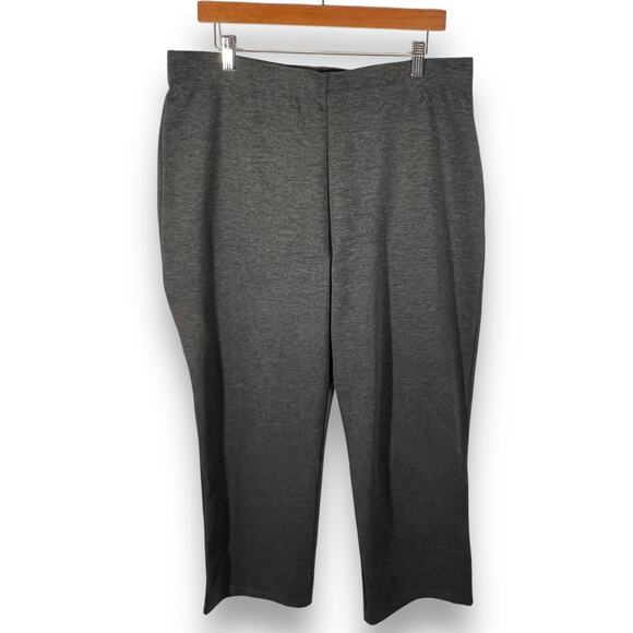 Modern Soul Pants Ponte Knit Pull On Stretch Relaxed Fit Minimalist Women’s XLP - Picture 3 of 10